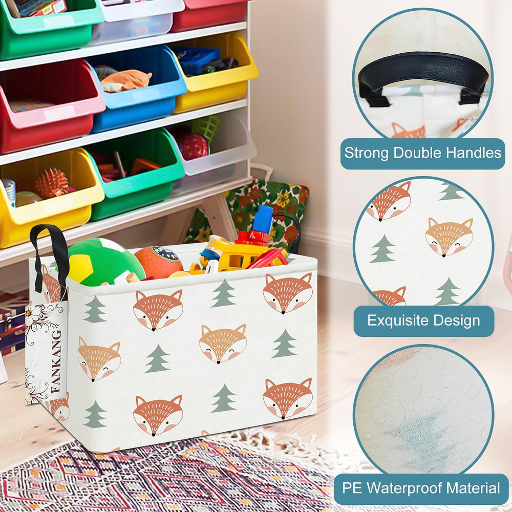 FANKANG Storage Bin towels and bathroom items stay tidy with durable canvas.