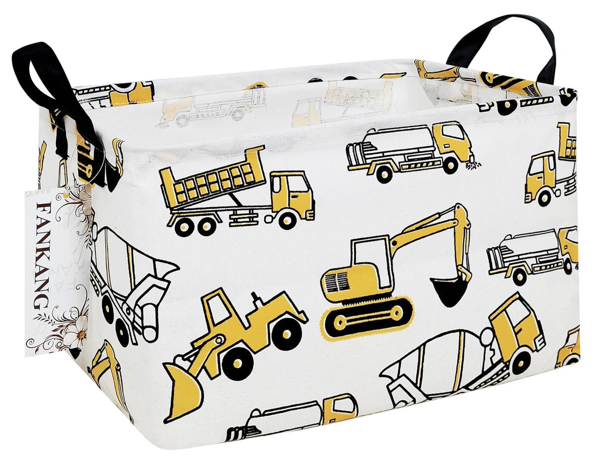 FANKANG Storage Bins canvas foldable closed keeps toys organized.