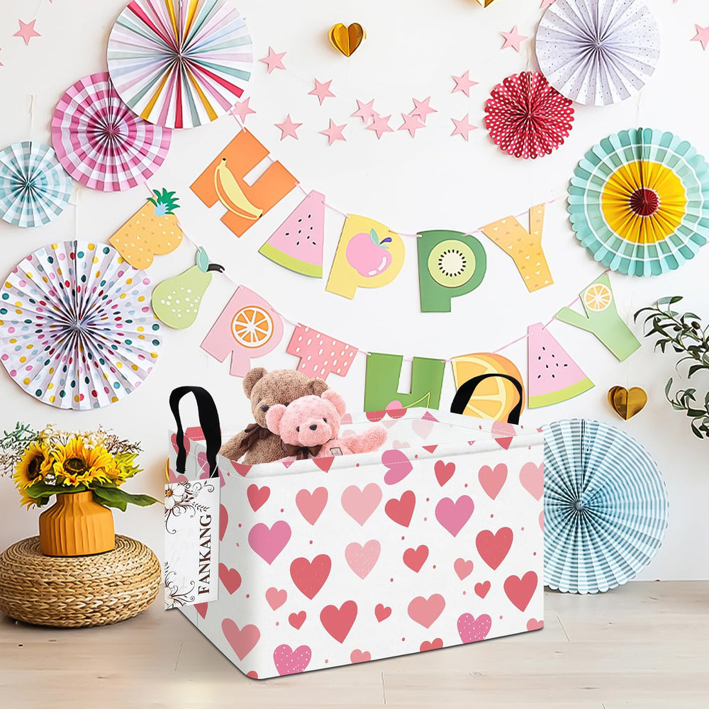 FANKANG storage bins feature cute animal pattern design to brighten play spaces.