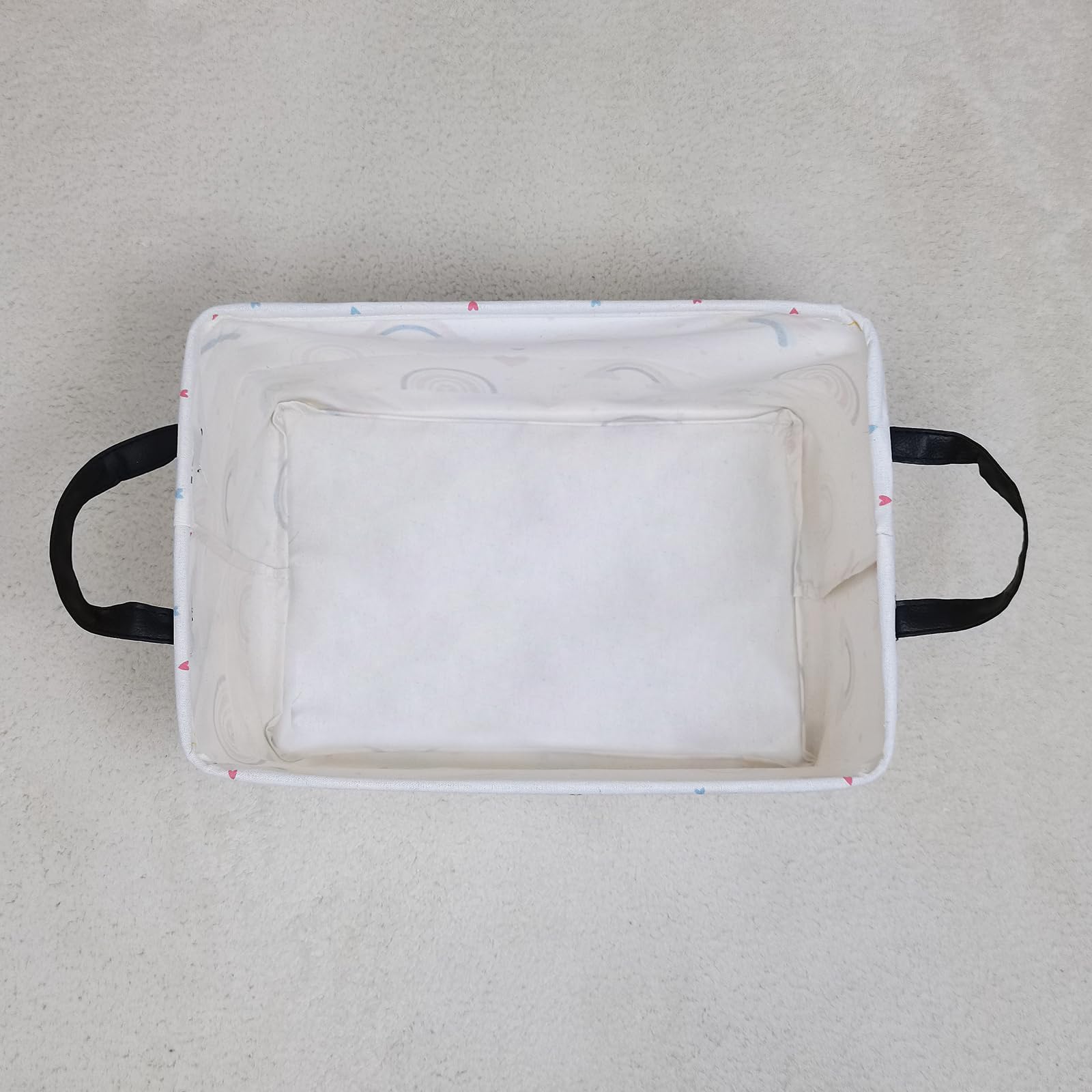 FANKANG flat-storage bin ready to tuck away when not in use