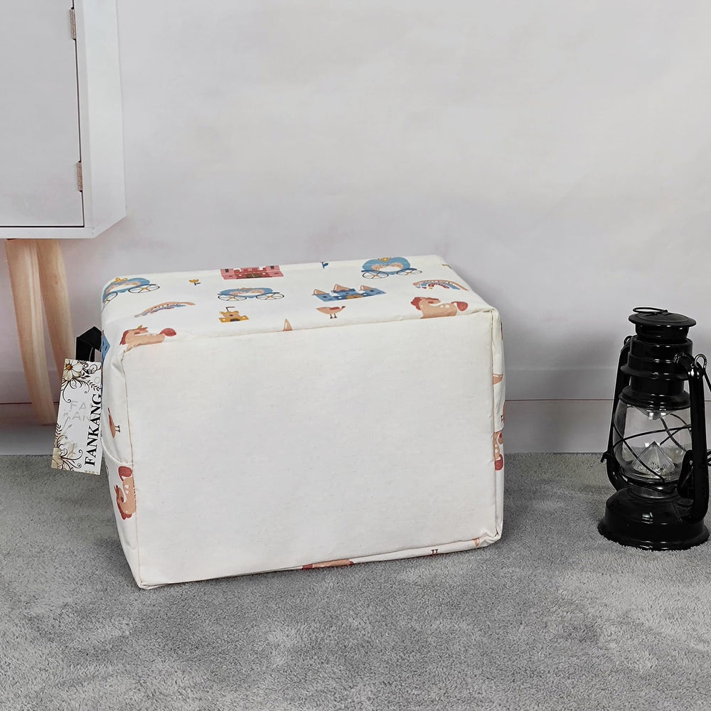 FANKANG storage bins large size dimensions emphasize better room-wide organization.