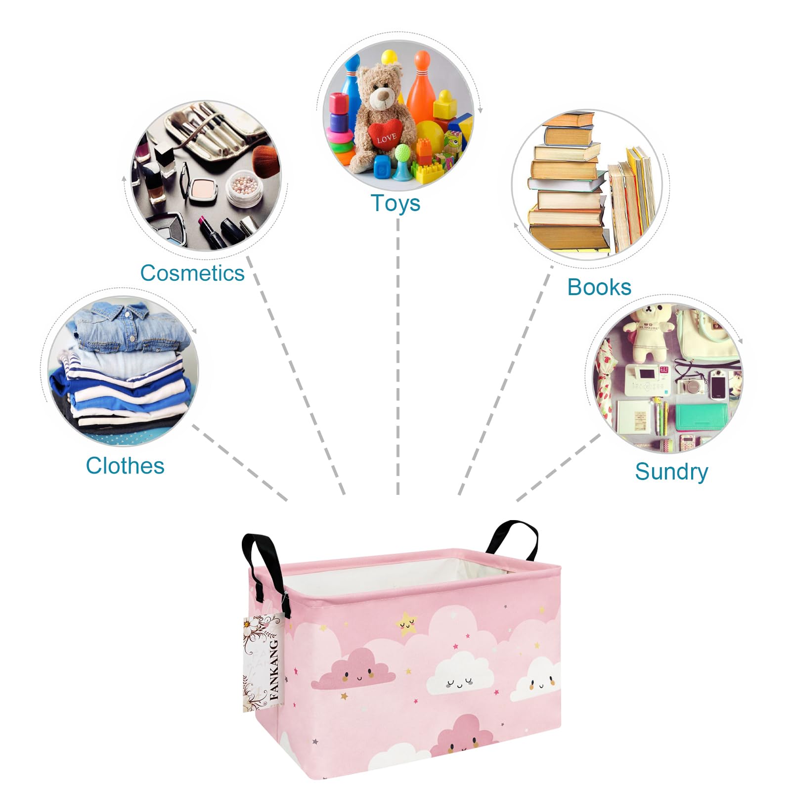 FANKANG multi-functional storage suitable for playrooms, bedrooms, or bathrooms.