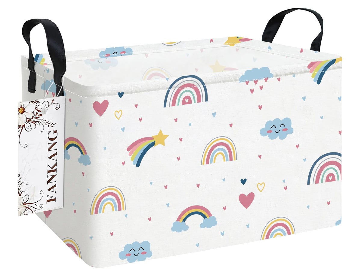 FANKANG nursery hamper foldable storage bin showing organized toys