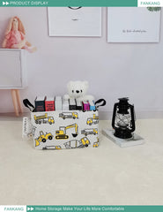 FANKANG Storage Bins side handles for easy toting around the home.
