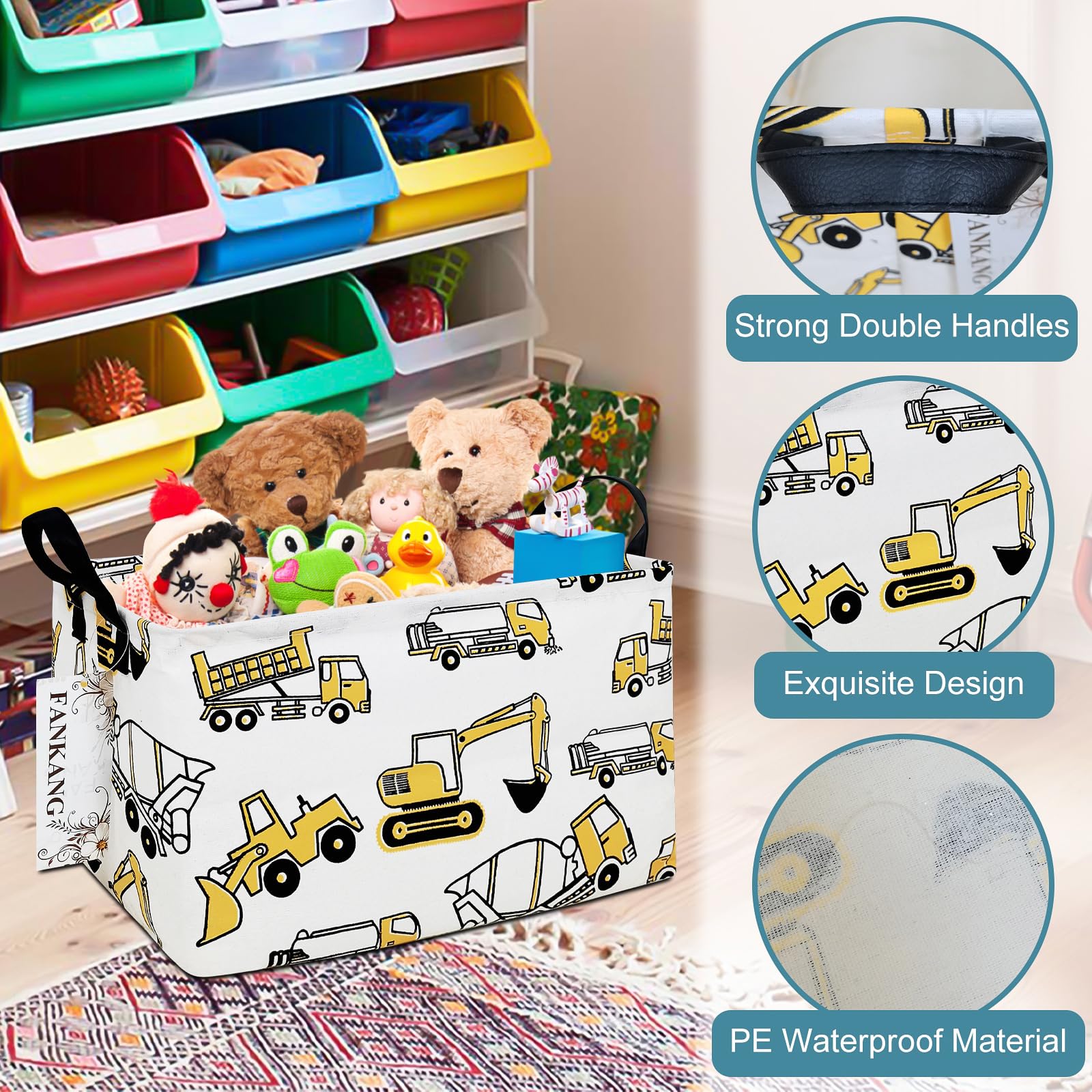 FANKANG Storage Bins stand design keeps contents accessible.