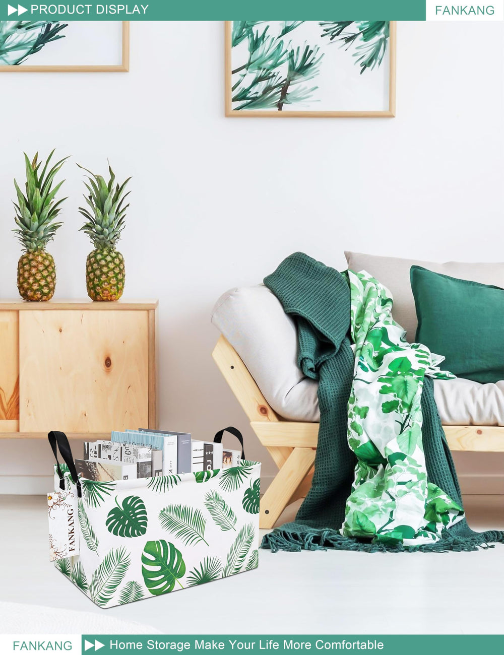 FANKANG Storage Bins waterproof coating resists spills in busy homes.