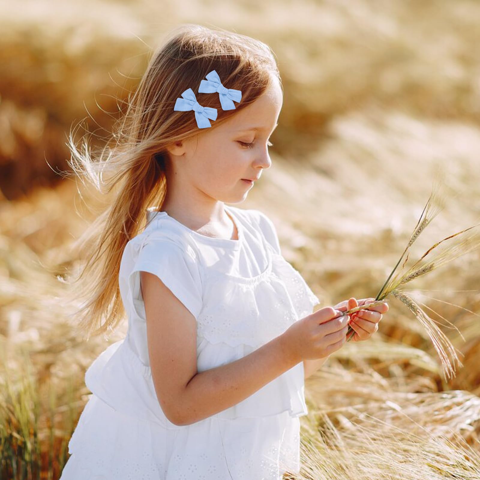 Fanmayhe blue bows paired with outfits for daily styling ideas.