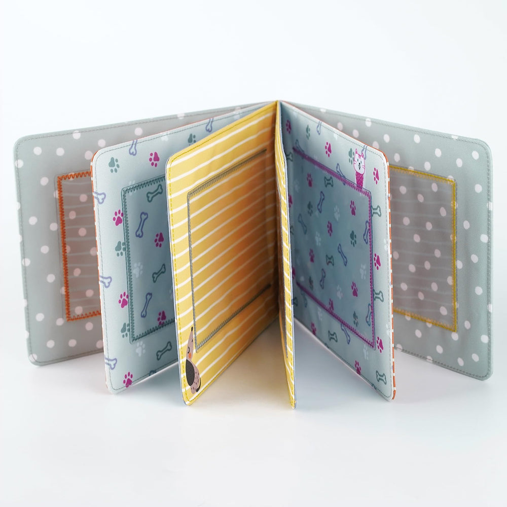 Fanna Baby Album safety features rounded edges ensure little hands explore safely.
