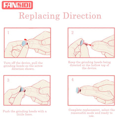 Fansidi blue pads for 12+ months provide precise, comfortable nail shaping.