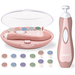 Fansidi baby nail trimmer blush petal pink case for gentle newborn grooming