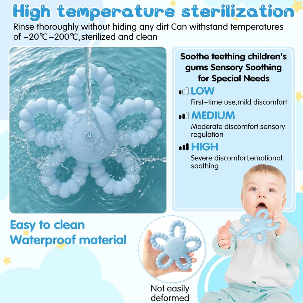 Fantspati vibrating sensory chew toy travel compact display showcasing portability