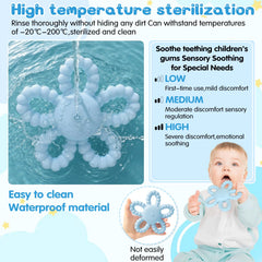 Fantspati vibrating sensory chew toy travel compact display showcasing portability