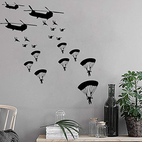 FARAMON Soldier wall art decal living room focus adds thematic decor.