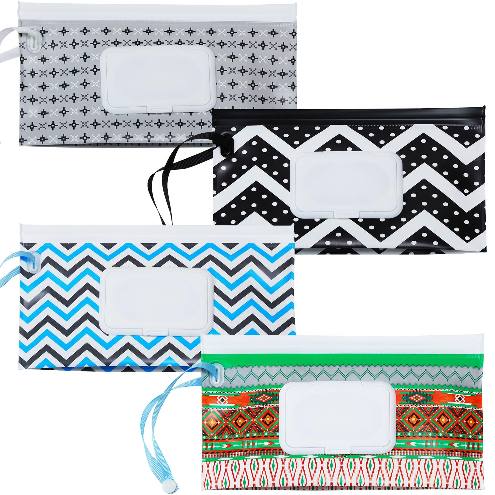 FAREVER baby wipe dispenser 4pack—compact, travel-ready for on-the-go diaper changes.