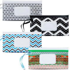 FAREVER baby wipe dispenser 4pack—compact, travel-ready for on-the-go diaper changes.
