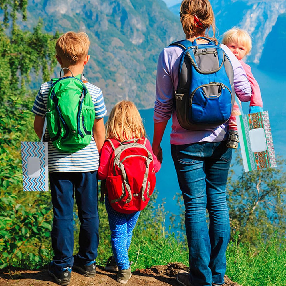 FAREVER compact travel-wipes organization—keeps wipes neatly accessible in bags.