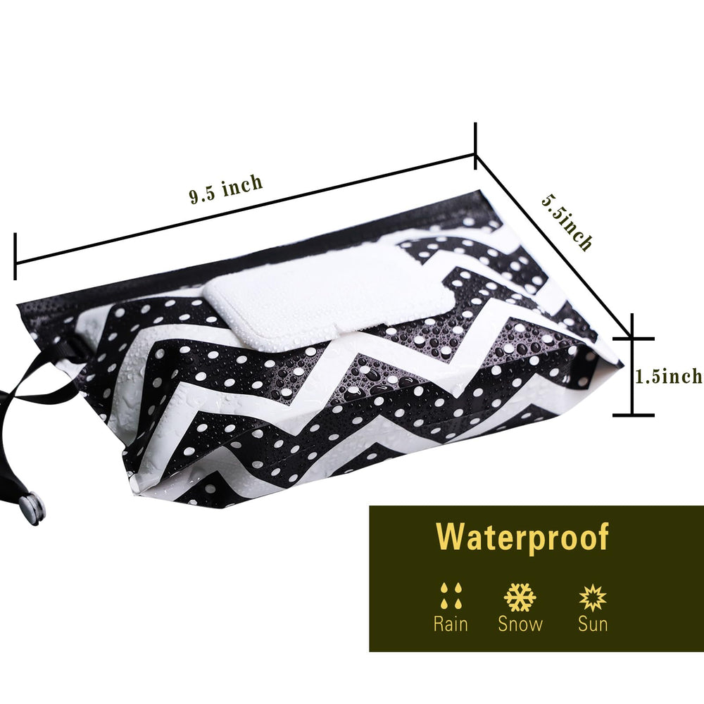 FAREVER wet wipe container compact size—fits most wipes for easy packing.