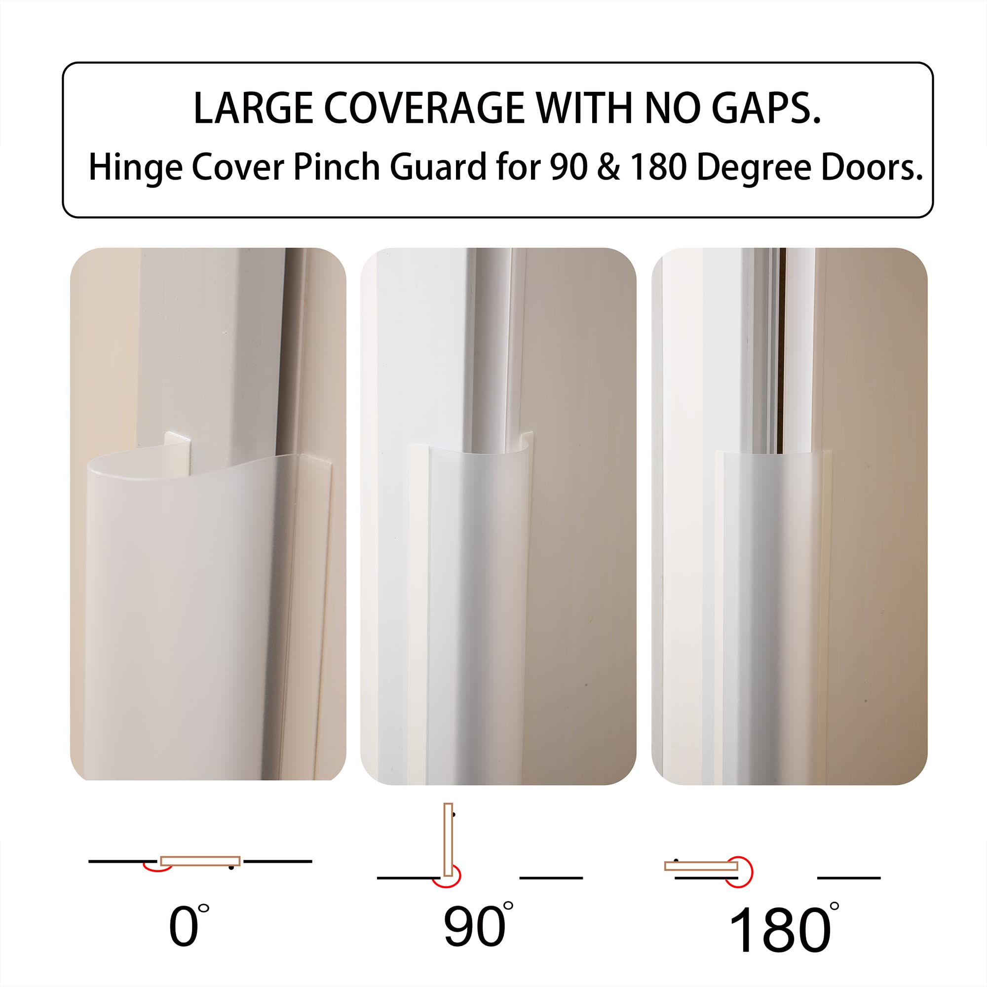 Fariita Door Pinch Guard with durable matte finish blends with home decor