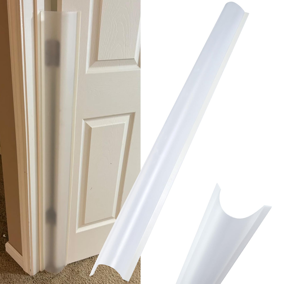 Fariita Door Pinch Guard front cover protects tiny fingers during door playtime