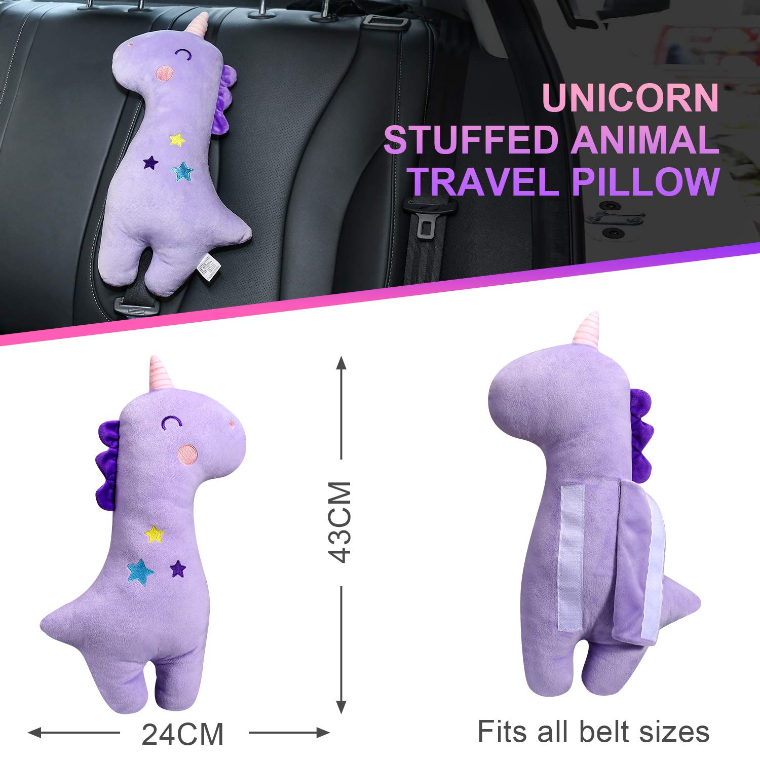 Farochy vehicle shoulder pad highlights ergonomic cushioning for travel.