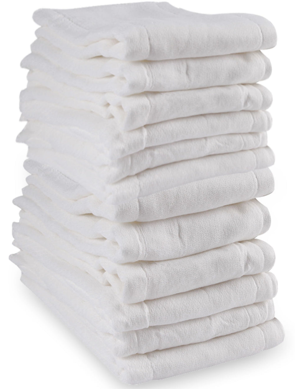Fasoar Prefold Diapers 100% cotton close-up, gentle on delicate baby skin