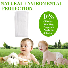 Fasoar prefold diapers cotton folded travel, compact packing for on-the-go.