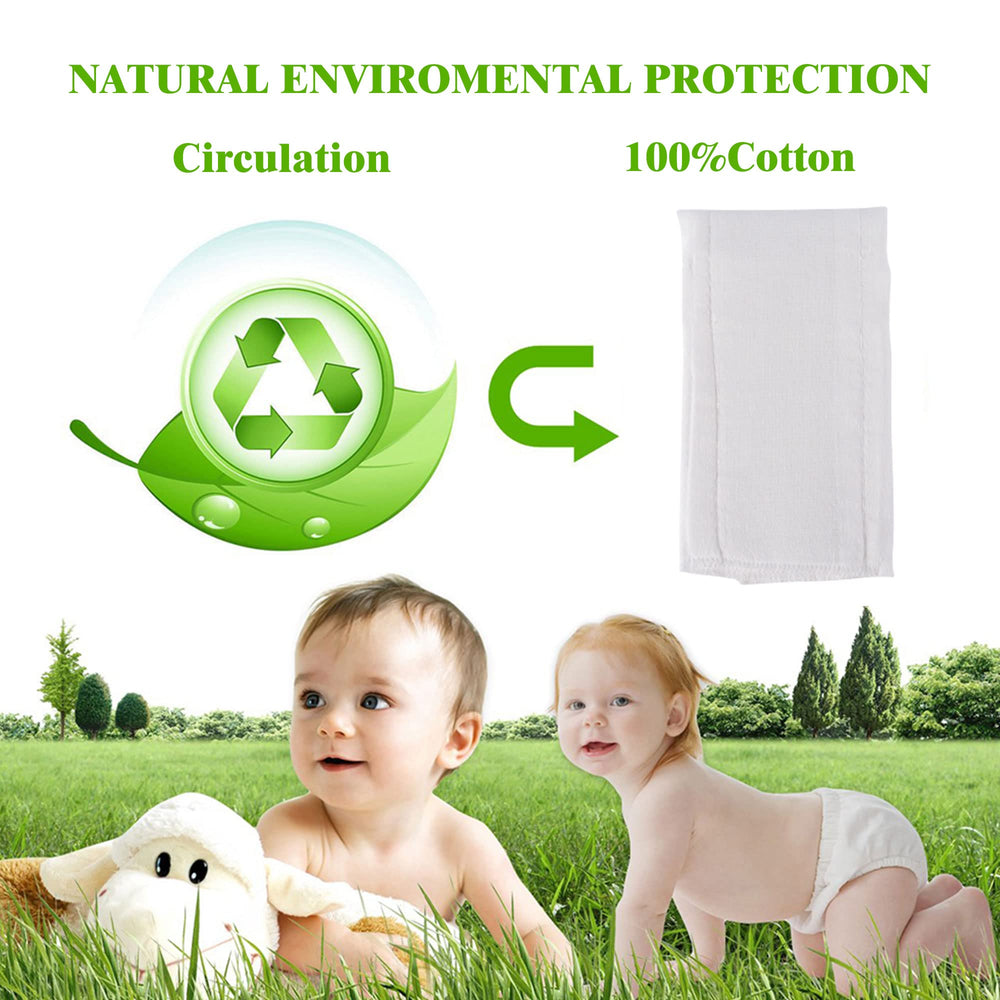 Fasoar Prefold Diapers middle panel close-up highlighting extra absorbent layers