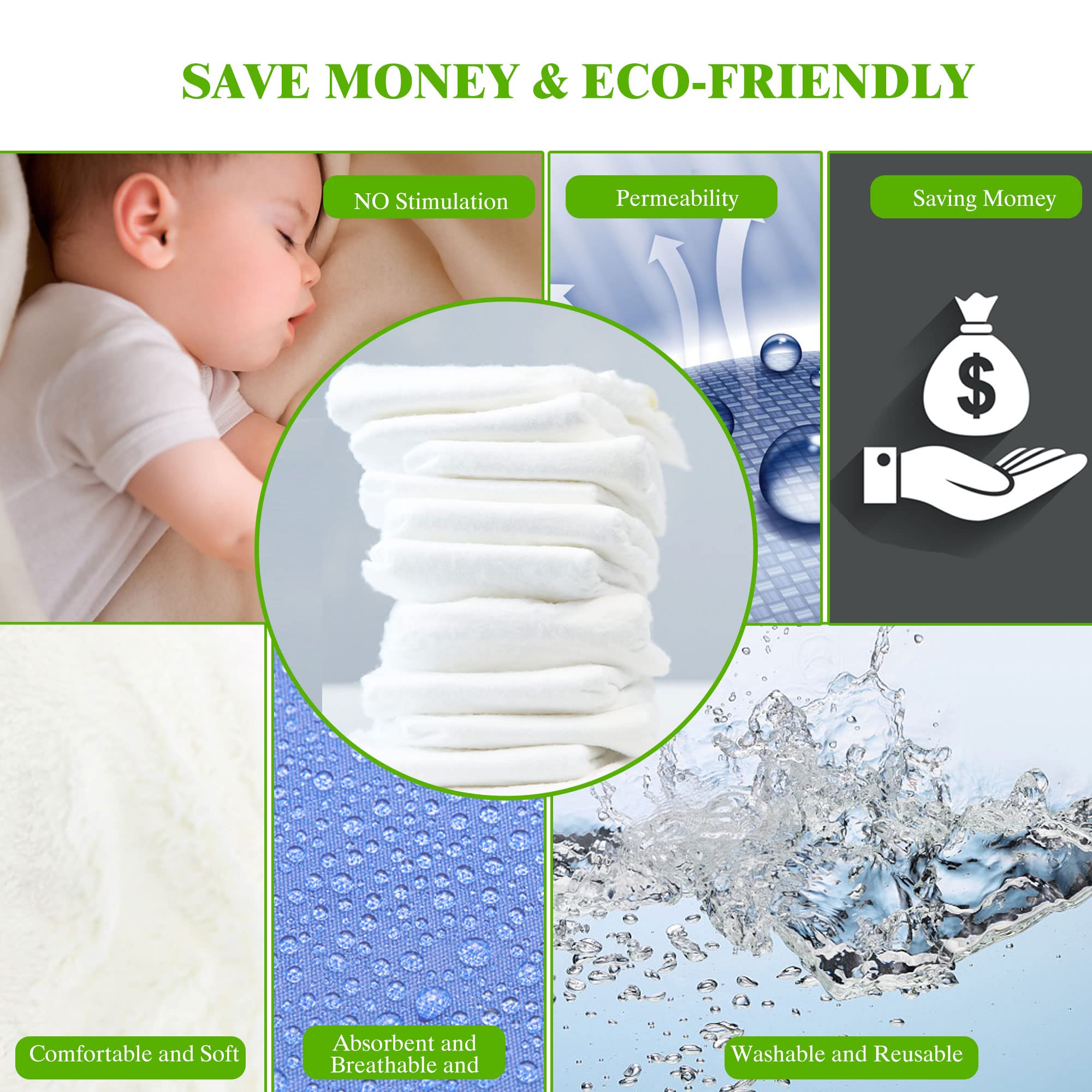 Fasoar Prefold Diapers newborn fold demonstration for infants