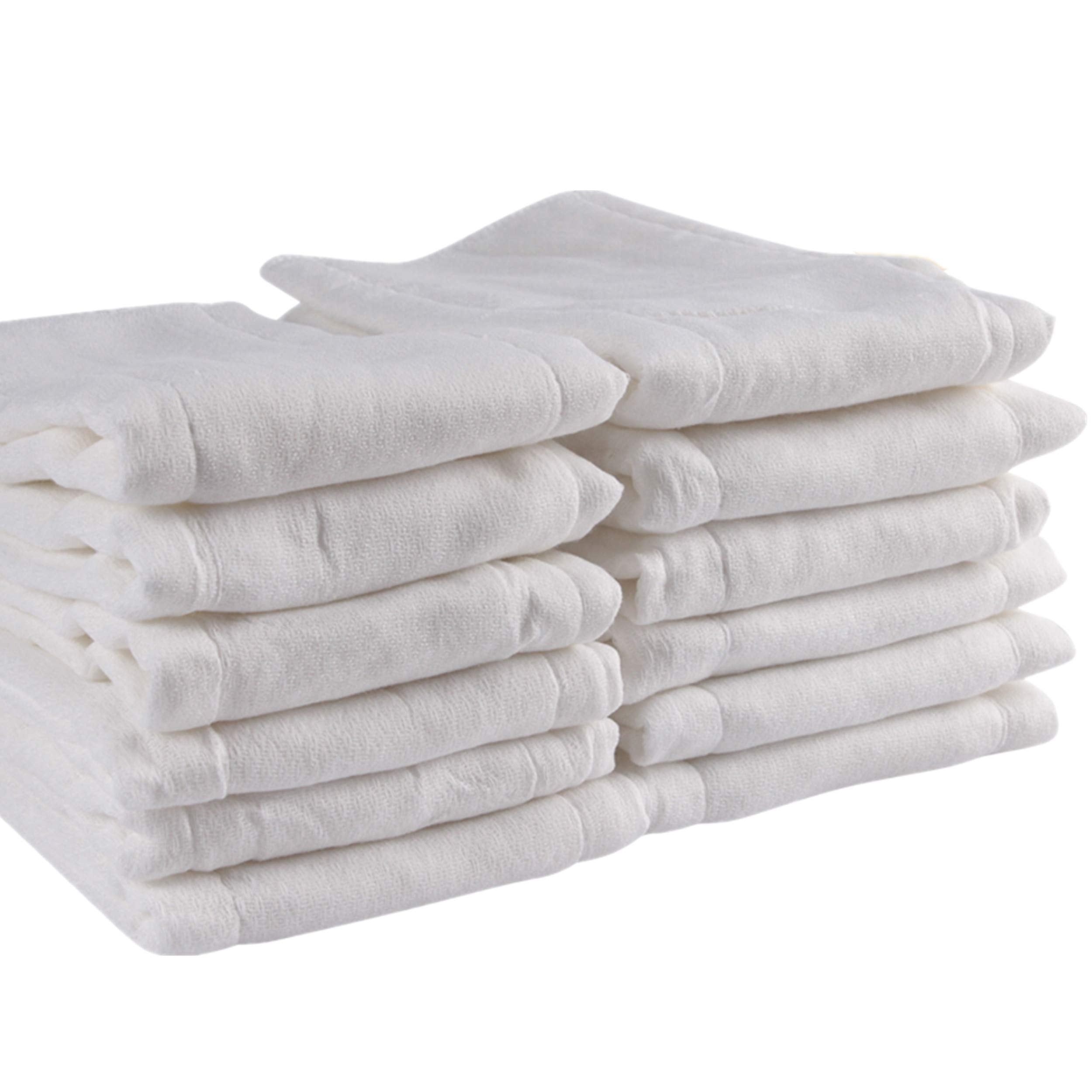 Fasoar prefold diapers packaging highlights durable 100% cotton for long-lasting use