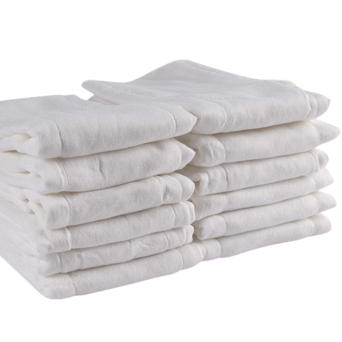 Fasoar prefold diapers packaging highlights durable 100% cotton for long-lasting use