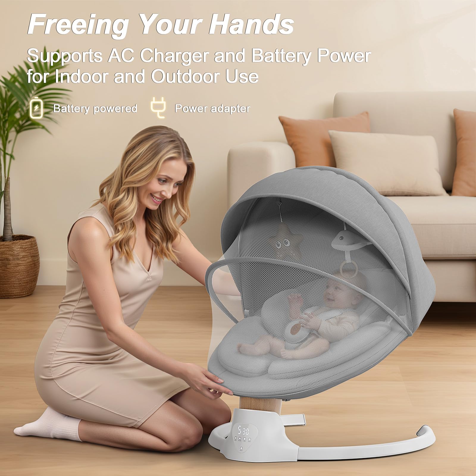 FasonBaby breathable mesh seat keeps baby comfortable during warmer days.