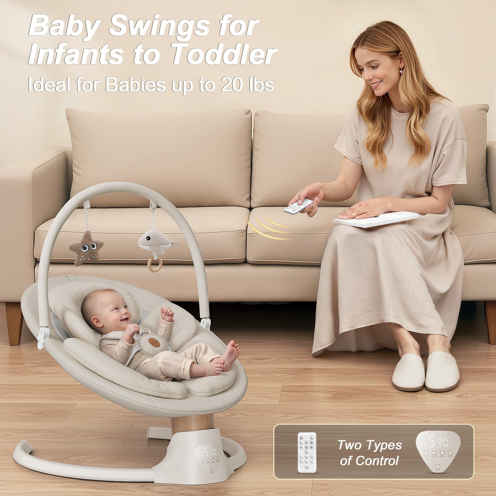 FasonBaby double-layer seat cushion provides cozy support and seasonal comfort