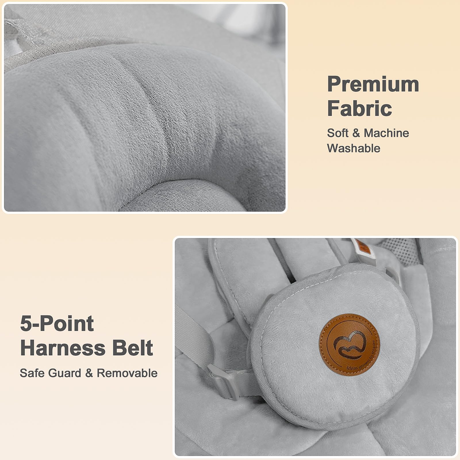 FasonBaby plush toys offer visual engagement for soothing moments.