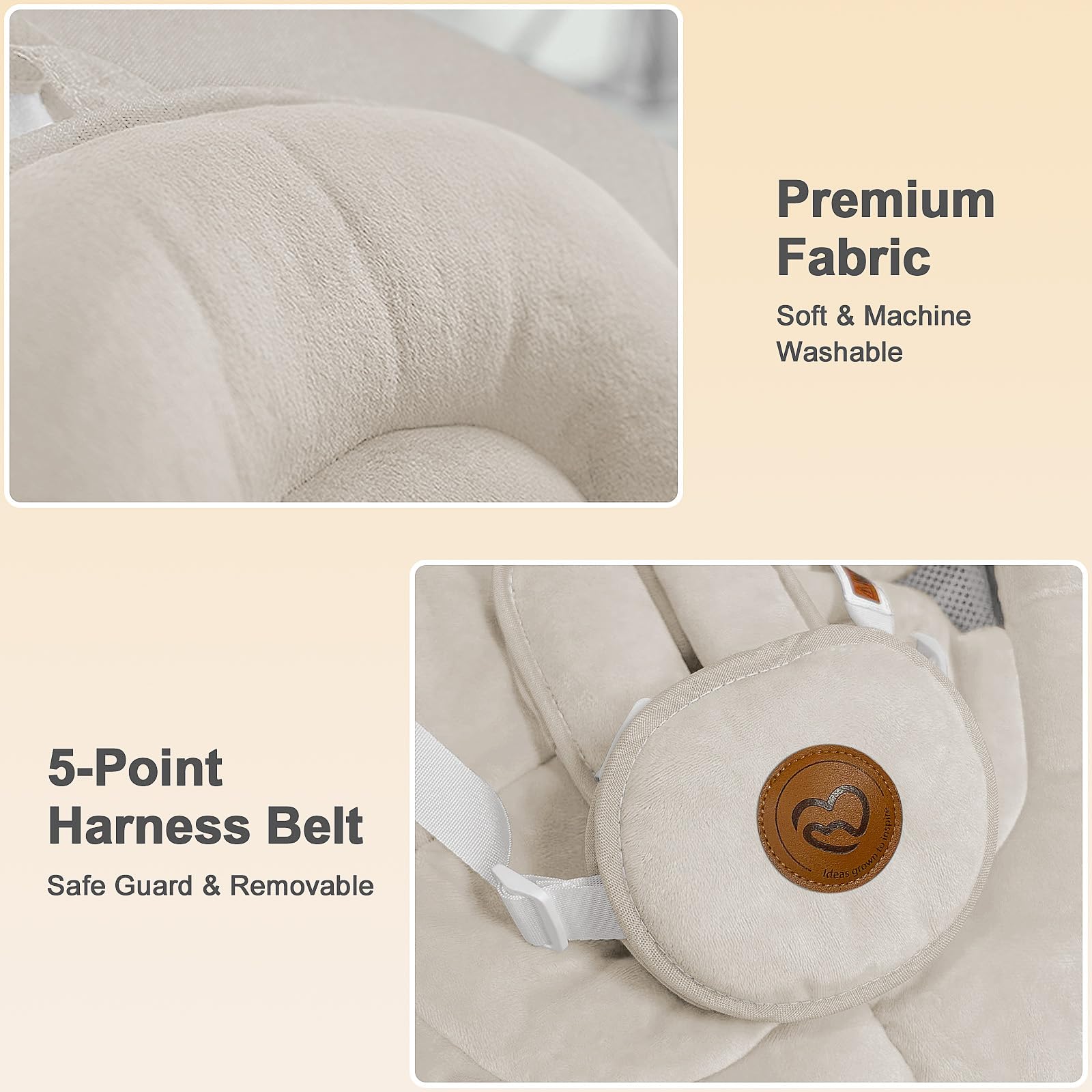 FasonBaby indoor-outdoor use makes the swing portable and versatile