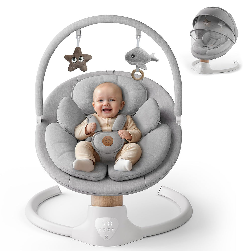 FasonBaby plush upper cushion provides cozy support for cooler days.
