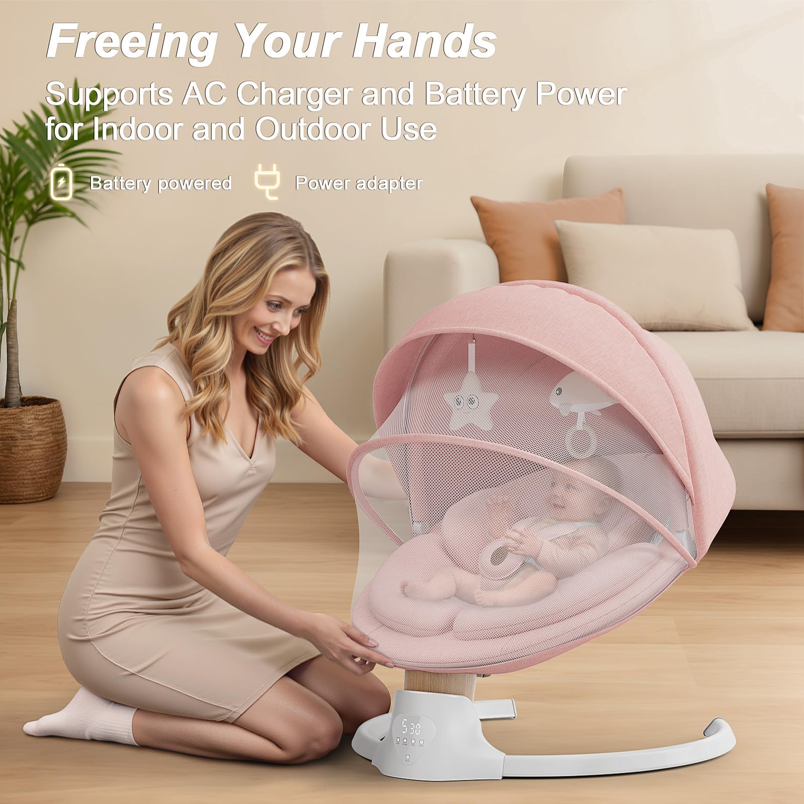 FasonBaby portable swing for indoor and outdoor use