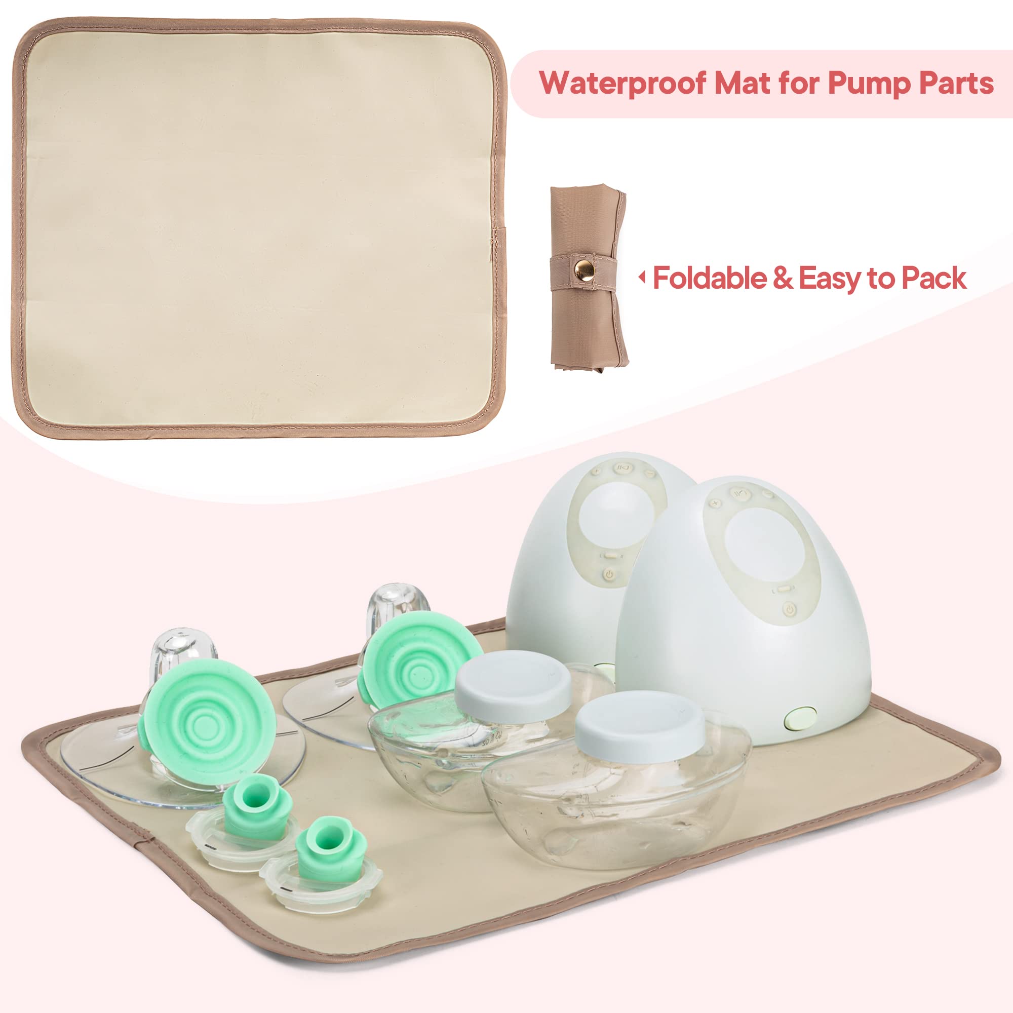 Fasrom bag clear inner pocket helps organize seals, tubing, and nursing pads