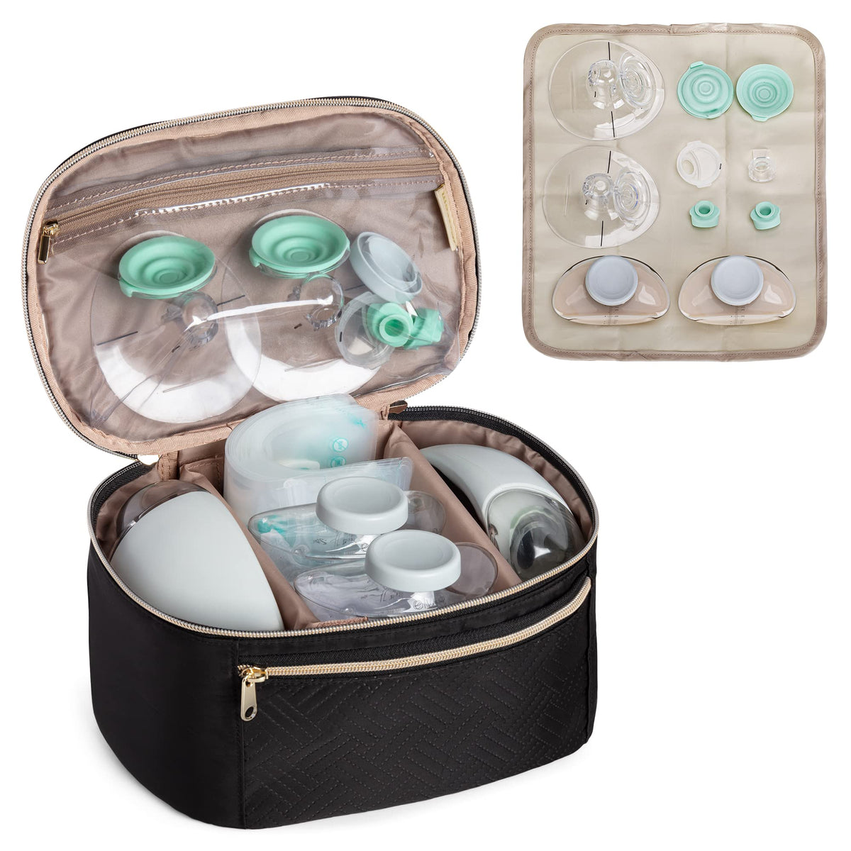 Fasrom bag compact design keeps pumps portable and organized