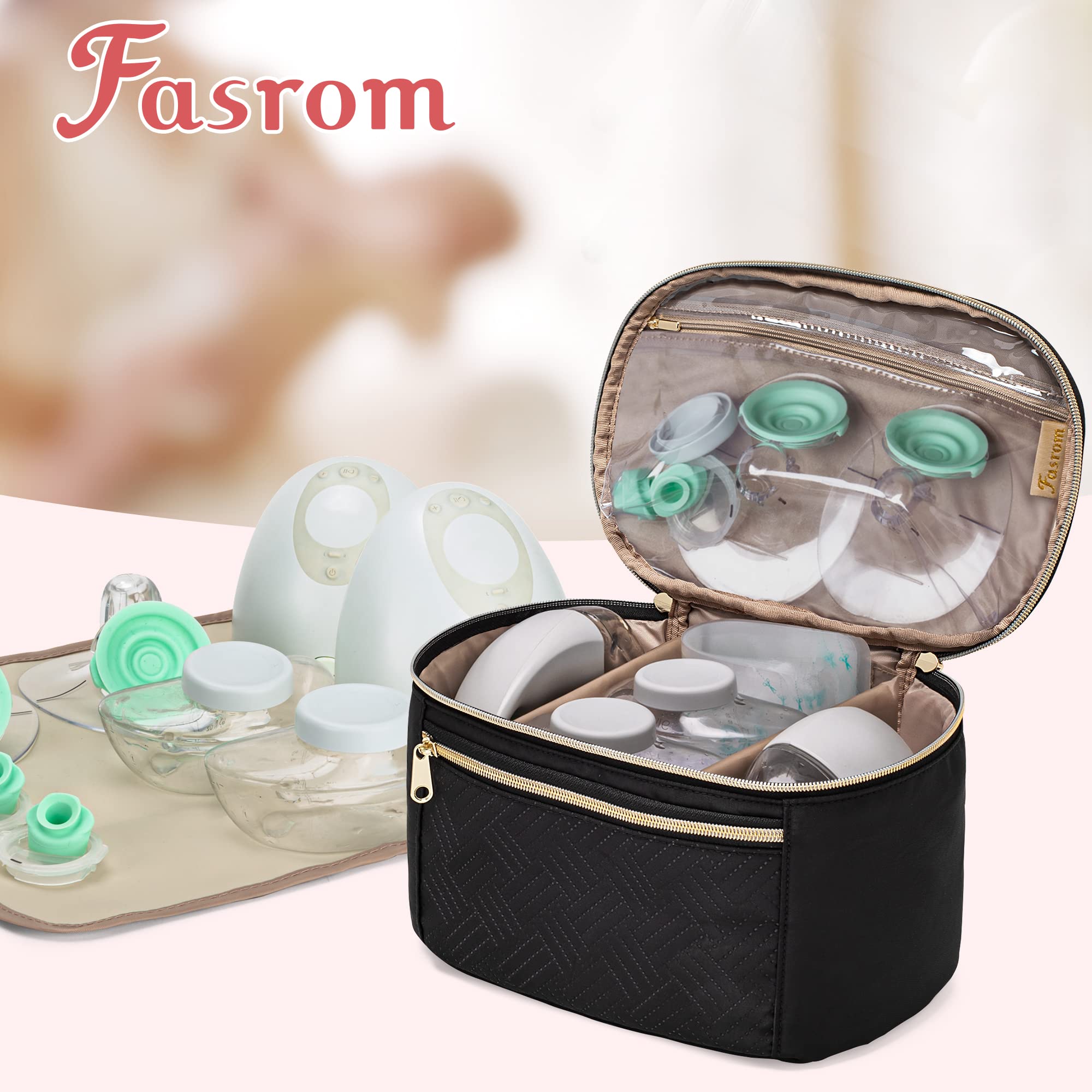 Fasrom bag padded lining cushions pumps against bumps