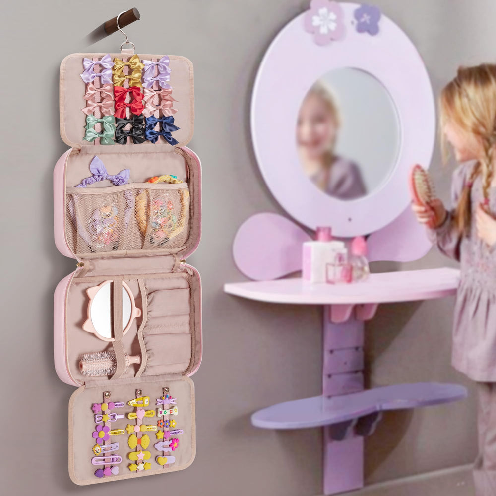 Fasrom pink color organizer offers cheerful, gift-ready appeal for baby girls.