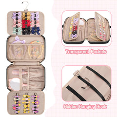 Fasrom transparent pockets display bows clearly for quick outfit-ready selection.