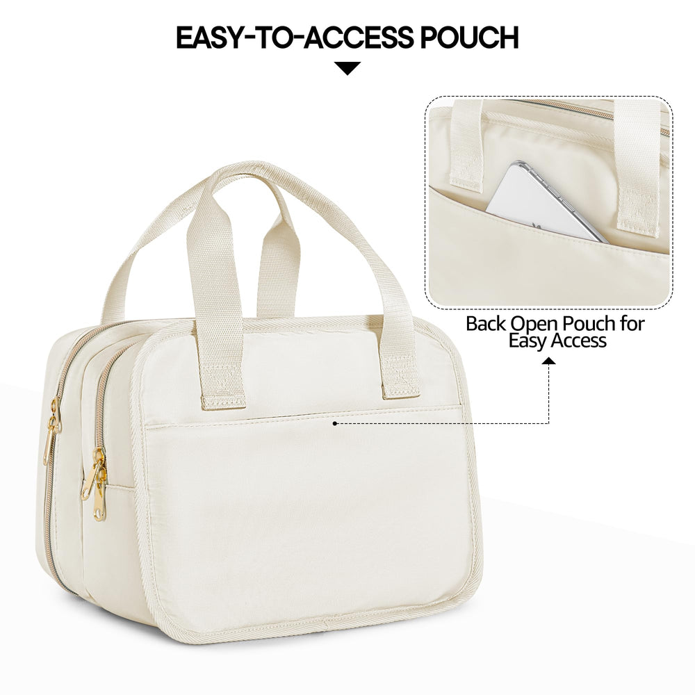 Fasrom wearable breast pump bag padded lining provides protection against bumps.