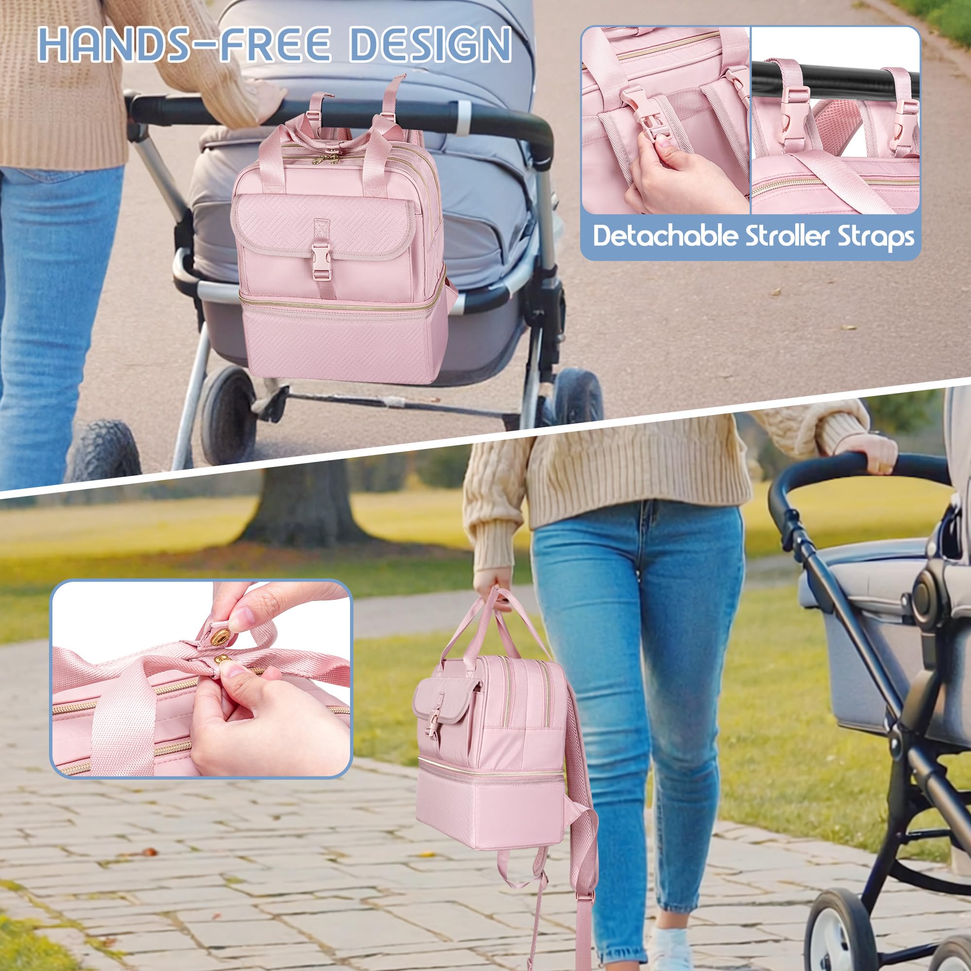 Fasrom bag includes foldable waterproof mat for outdoor use