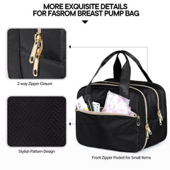 Fasrom interior mesh pouch keeps seals and cords organized.