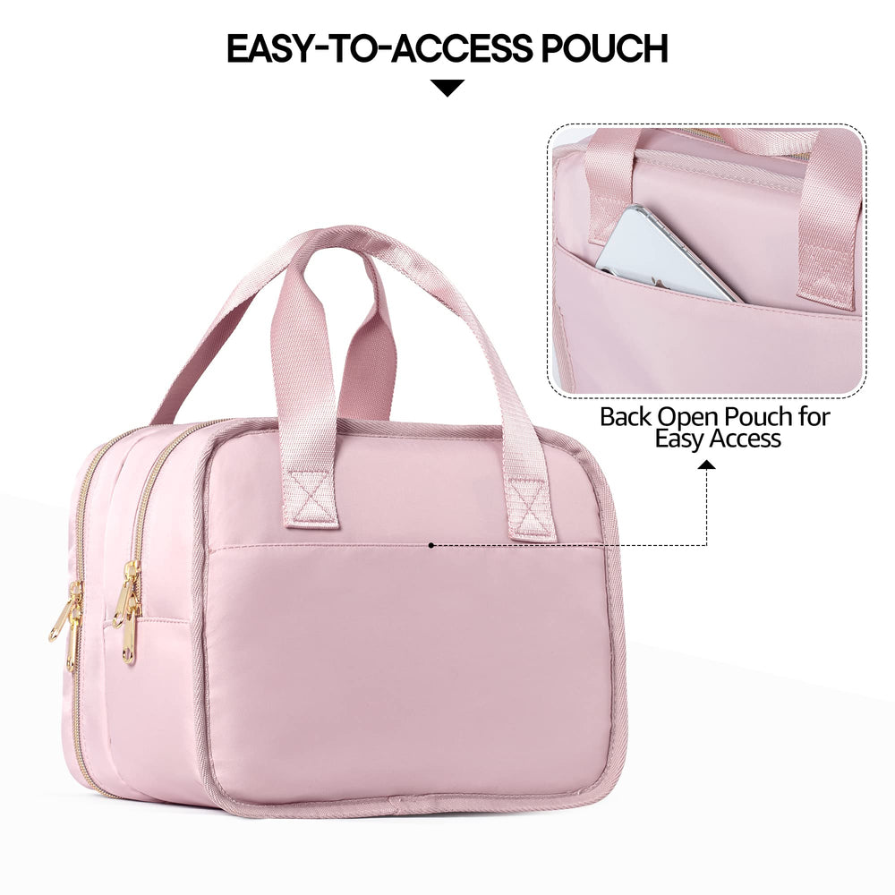 Fasrom wearable breast pump bag pink ice pack inside supports milk temp control.