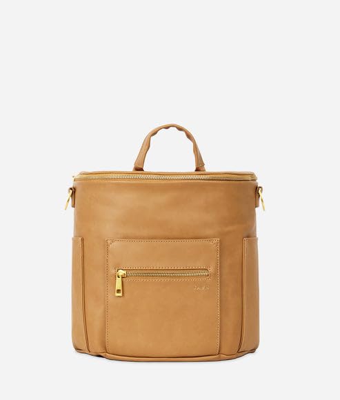 FAWN DESIGN Mini Diaper Bag side carry shows versatile backpack or messenger wear