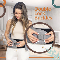 FAWNEST hip seat carrier with belt extender illustrates plus-size friendly snug fit