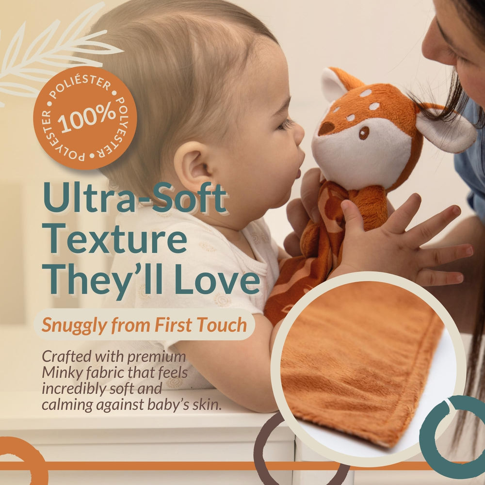 FAWNEST baby lovey in gift box emphasizes ready-for-shipment gifting