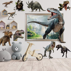 FAYYGYH long dinosaur wall decal 90x30 cm providing dramatic wall accent