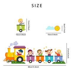 FAYYGYH learning colors figures preschool wall decals spark interactive learning spaces.